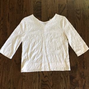 J. crew Jacquard Top